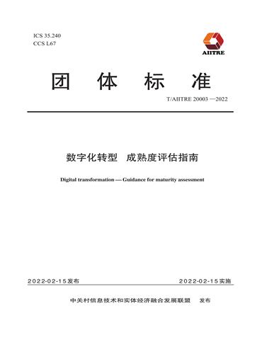 数字化转型：成熟度评估指南