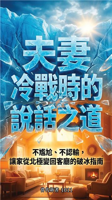 夫妻冷戰時的說話之道：不尷尬、不認輸，讓家從北極變回客廳的破冰指南
