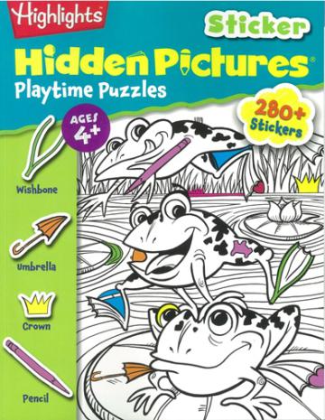 Highlights Sticker Hidden Pictures: Playtime Puzzles