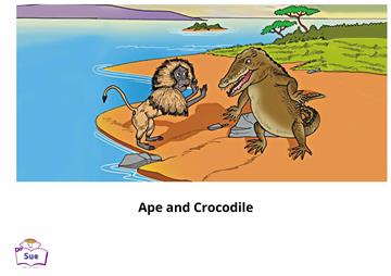 Ape and Crocodile