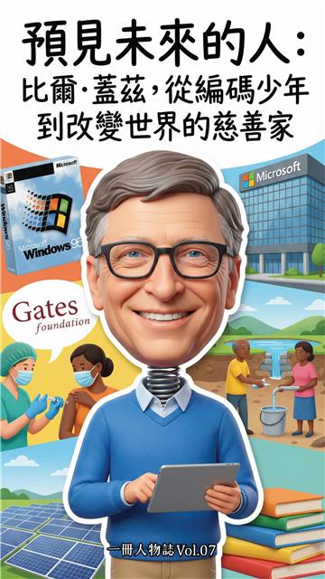預見未來的人：比爾．蓋茲，從編碼少年到改變世界的慈善家