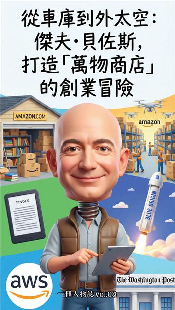 從車庫到外太空：傑夫．貝佐斯，打造「萬物商店」的創業冒險